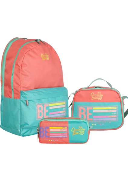 Polo Club Be Happy Çift Ana Bölmeli Unisex Çocuk Ilkokul Çanta Set