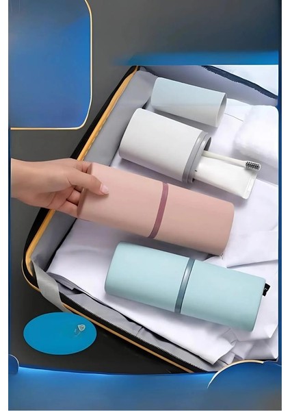 2 Adet Çok Amaçlı Seyahat Tipi Diş Macun ve Fırçası Kabı Pratik Saklama Kabı Renkli Organizer fırsatları