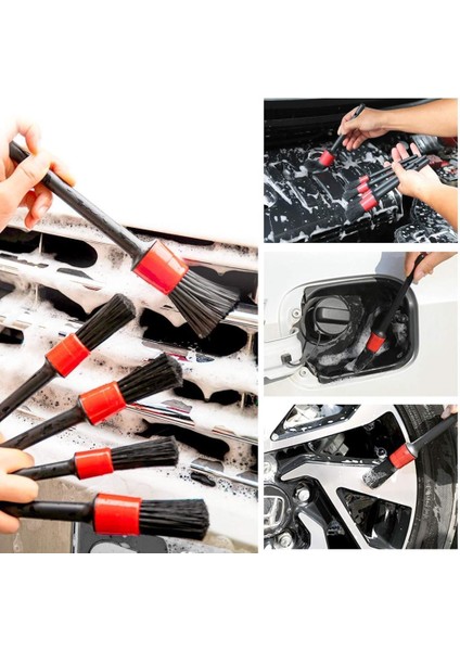 5 Adet Oto Uyumlu Araç Detaylı Temizlik Fırçası Araba Klima Kalavye Temizleme Toz Alma Fırçası modelleri