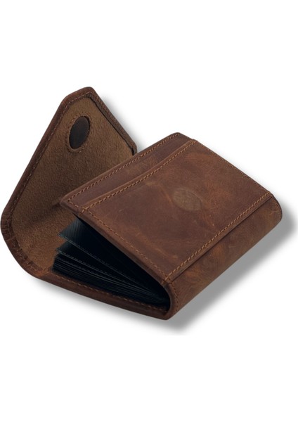 Hakiki Deri Unisex Akordiyon Kartlık - G2 Taba fiyatları