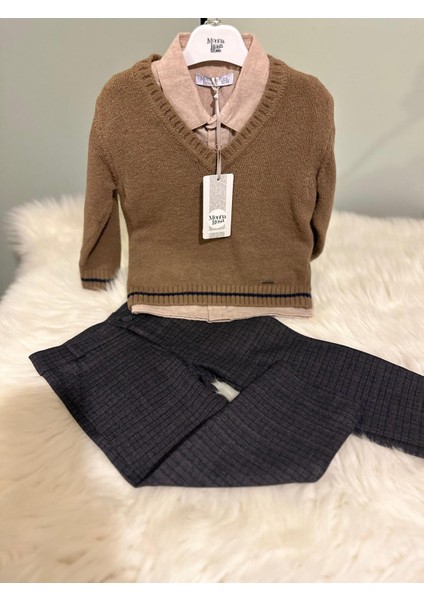 Monna Rosa Kazak+Gömlek+Pantolon Üçlü Takım modelleri