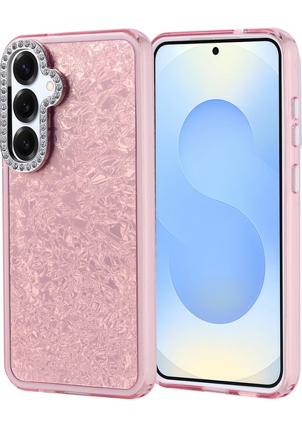 Samsung Galaxy S25 Plus Kılıf Taşlı Tasarımlı Kapi Kapak