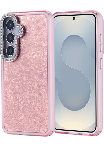 Samsung Galaxy S25 Kılıf Taşlı Tasarımlı Kapi Kapak