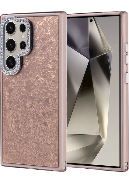 Samsung Galaxy S24 Ultra Kılıf Taşlı Tasarımlı Kapi Kapak