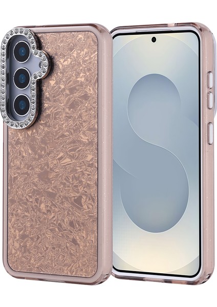 Samsung Galaxy S25 Kılıf Taşlı Tasarımlı Kapi Kapak