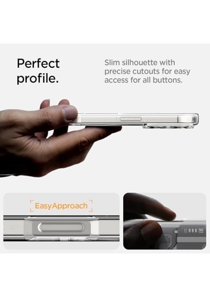 iPhone 16 Pro Kılıf Ultra Hybrid Magfit Magsafe Özellikli Zero One White - ACS08136 modelleri
