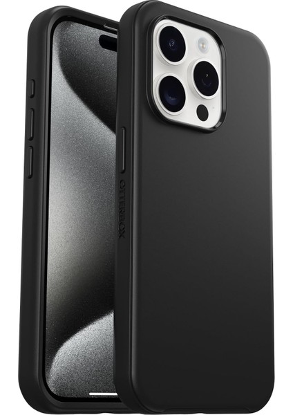 iPhone 15 Pro Için Symmetry Magsafe Kılıf, Darbeye, Düşmeye Dayanıklı, Koruyucu Ince Kılıf, Askeri Standartlara Göre 3x Test Edilmiştir, Siyah