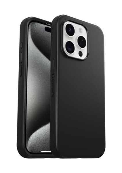 iPhone 15 Pro Için Symmetry Magsafe Kılıf, Darbeye, Düşmeye Dayanıklı, Koruyucu Ince Kılıf, Askeri Standartlara Göre 3x Test Edilmiştir, Siyah modelleri