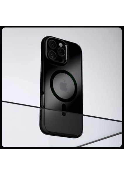 iPhone 16 Pro Kılıf Ultra Hybrid Magfit Magsafe Özellikli Frost Black - ACS08134 modelleri