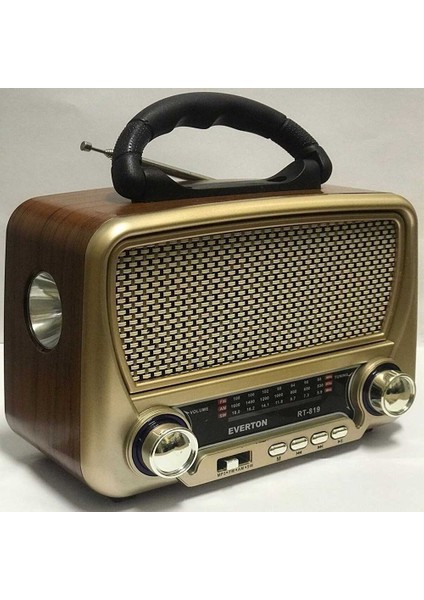 Güneş Enerjili Nostaljik Fm,aux,usb Müzik Çalar RT-819