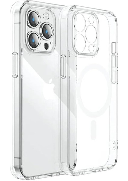 JR-15DB5 Koruyucu Kılıf, iPhone 15 Için, 6,1 Inç (15,4 Cm), Manyetik, Polikarbonat, Şeffaf