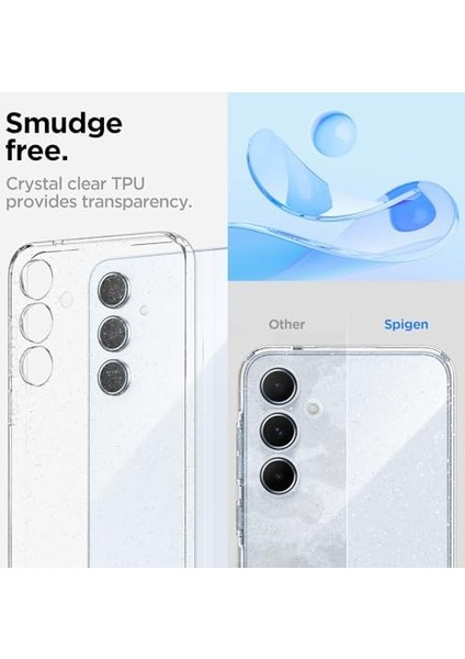 Galaxy A55 Kılıf Liquid Crystal 4 Tarafı Tam Koruma Crystal Clear - ACS07538 fiyatları