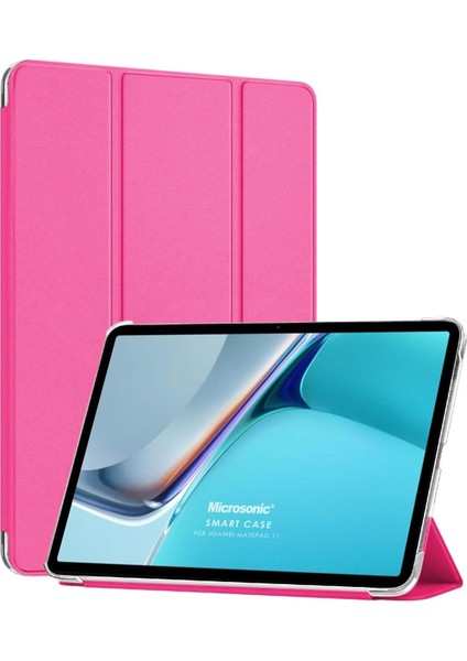 Honor Pad 8 Için Kılıf Slim Translucent Back Smart Cover Pembe [honor Pad 8 ile Uyumlu Kılıf - Pembe]