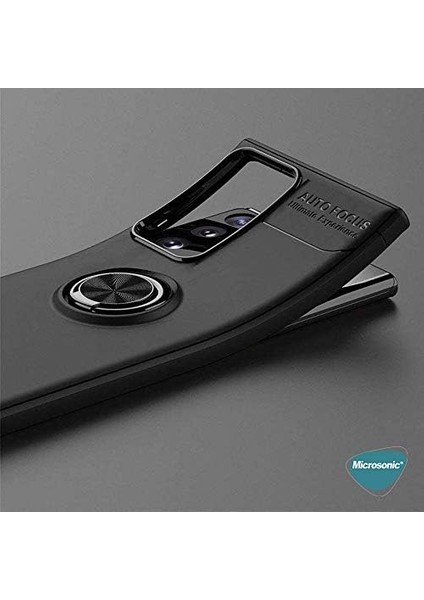 Samsung Galaxy Note 20 Ultra Için Kılıf Kickstand Ring Holder Siyah [galaxy Note 20 Ultra ile Uyumlu Kılıf - Siyah] modelleri