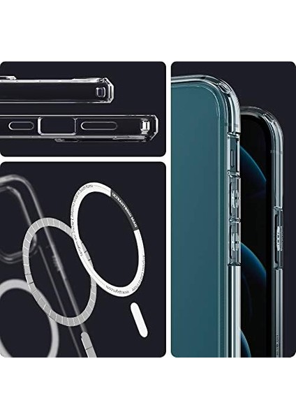 iPhone 12 Pro Max Kılıf Ultra Hybrid Magfit Magsafe Özellikli White - ACS02622 modelleri