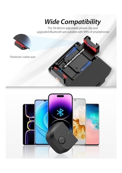 CG02 Capgrip Telefon Kamera Işıklı Deklanşörlü Grip fiyatları