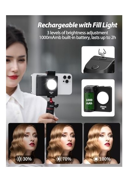 CG02 Capgrip Telefon Kamera Işıklı Deklanşörlü Grip modelleri