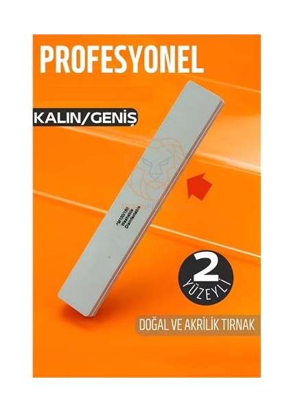Geniş Kalın Tırnak Törpüsü 100/180 Grid Profesyonel