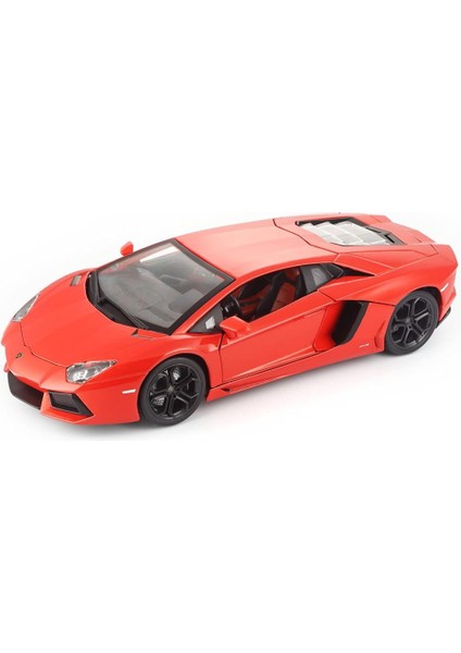 Bburago 1:18 Lamborghini Aventador LP700-4 Turuncu Model Araba