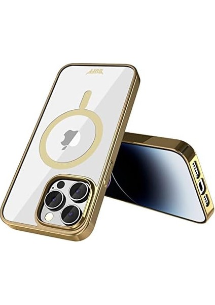 Labs Buff iPhone 15 Pro Max ile Uyumlu Magsafe Uyumlu Slim Fit Kılıf Kablosuz Şarj Destekleyen Sararmaya Karşı Korumalı Kapak (Altın Rengi) fiyatları