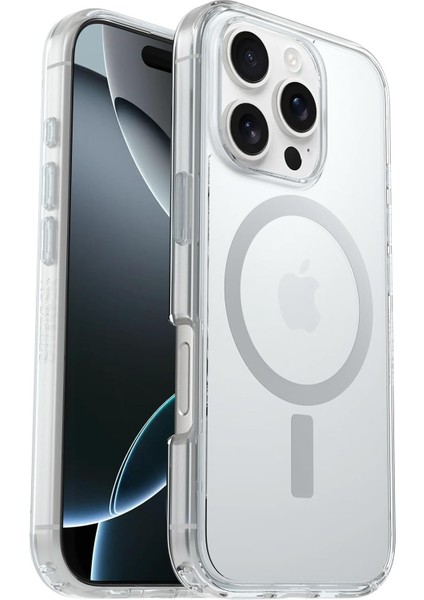 Symmetry Serisi Şeffaf Magsafe Şeffaf Kılıf iPhone 16 Pro Uyumlu Darbeye ve Düşmeye Karşı Koruyucu Koruyucu Kılıf Şeffaf