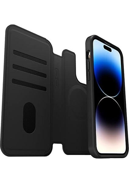 iPhone 14 Pro Max Folyo, Magsafe ile Uyumlu, 3 Yuvalı Yumuşak Dokunuşlu Folyo, Güçlü Manyetik Hizalama, Siyah, Kılıf Dahil Değildir fiyatları