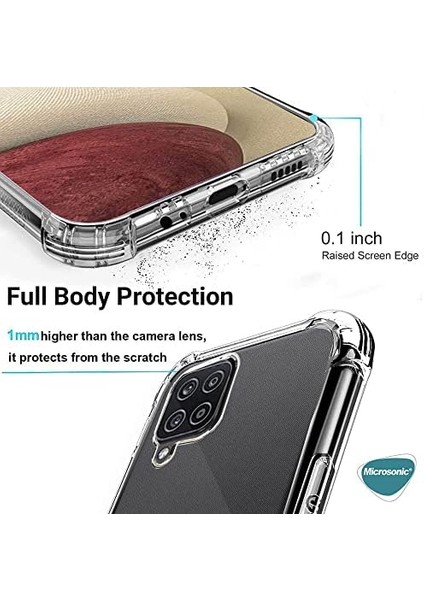Samsung Galaxy A12 Için Kılıf Shock Absorbing Şeffaf [galaxy A12 ile Uyumlu Kılıf - Şeffaf] fiyatları