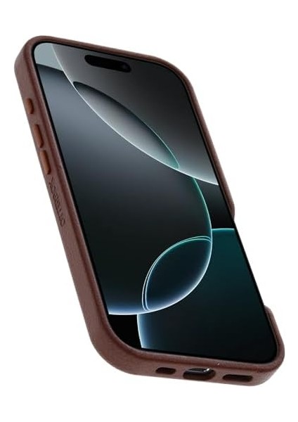 Symmetry Serisi Kaktüs Derisi Magsafe Kılıf iPhone 16 Pro Uyumlu, Darbeye ve Düşmeye Karşı Koruyucu Ince Koruyucu Kılıf, Kahverengi modelleri