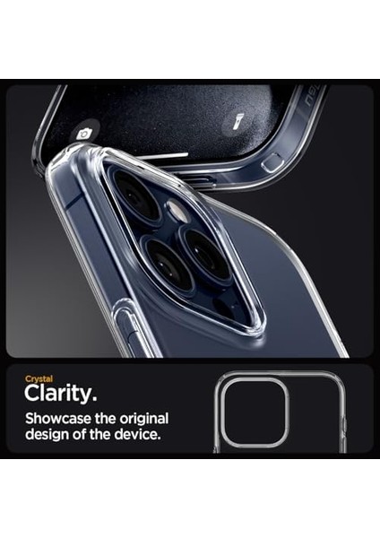 iPhone 15 Pro Max Kılıf Liquid Crystal 4 Tarafı Tam Koruma Crystal Clear - ACS06557 modelleri