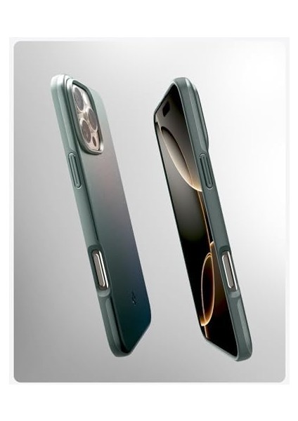 iPhone 16 Pro Kılıf Thin Fit Magfit Magsafe Özellikli Abyss Green ACS08109 fiyatları