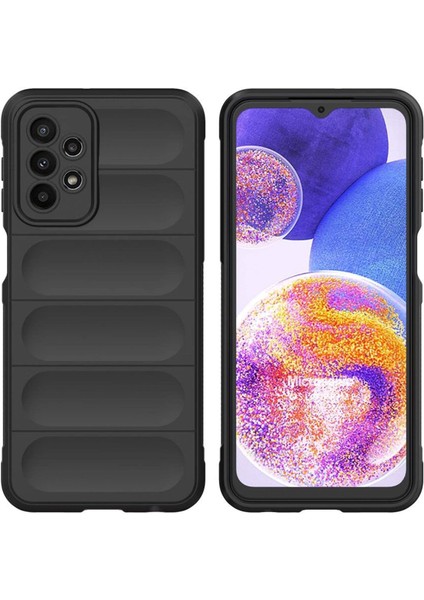 Samsung Galaxy A33 5g Için Kılıf Oslo Prime Siyah [galaxy A33 5g ile Uyumlu Kılıf - Siyah]