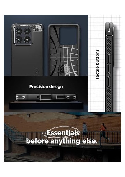 Xiaomi 14T Kılıf Rugged Armor Matte Black ACS08857 fiyatları
