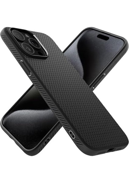 iPhone 15 Pro Kılıf Liquid Air Matte Black - ACS06704 modelleri