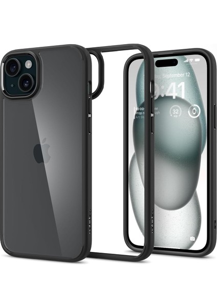 iPhone 15 Kılıf Ultra Hybrid Matte Black - ACS06799
