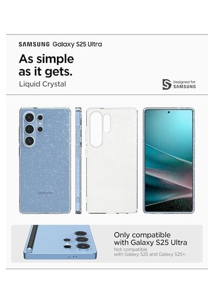 Galaxy S25 Ultra Kılıf Liquid Crystal Glitter Crystal Quartz - ACS08950 fiyatları