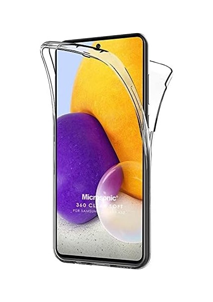Samsung Galaxy A52 Için Kılıf 6 Tarafı Tam Full Koruma 360 Clear Soft Şeffaf [galaxy A52 ile Uyumlu Kılıf - Şeffaf] modelleri