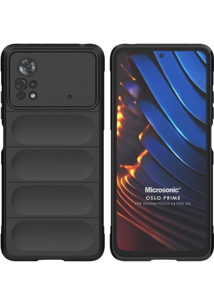 Xiaomi Poco X4 Pro 5g Için Kılıf Oslo Prime Siyah [poco X4 Pro 5g ile Uyumlu Kılıf - Siyah]