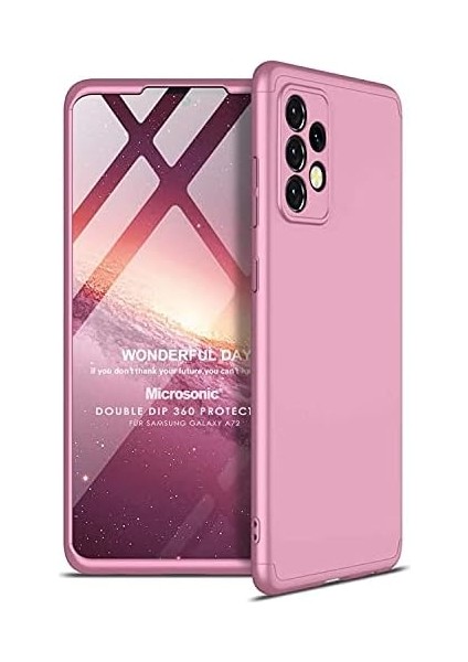 Samsung Galaxy A72 Için Kılıf Double Dip 360 Protective Rose Gold [galaxy A72 ile Uyumlu Kılıf - Rose Gold] modelleri