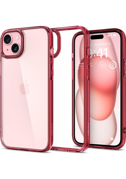 iPhone 15 Kılıf Ultra Hybrid Red Crystal - ACS06794