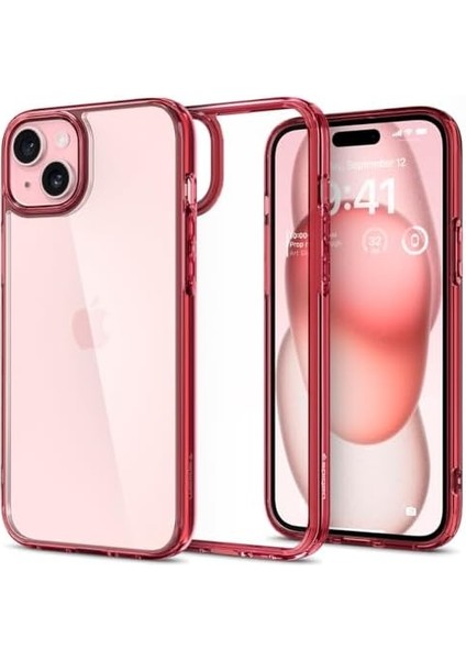 iPhone 15 Kılıf Ultra Hybrid Red Crystal - ACS06794 modelleri