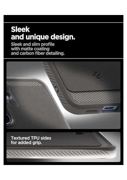 Galaxy S25 Kılıf Rugged Armor Magfit Özellikli Marble Gray - ACS08999 modelleri