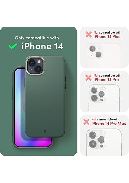 Ciel By Cyrill Apple iPhone 14 / iPhone 13 Kılıf Ultra Color Mag (Magsafe Uyumlu) Kale - ACS05090 modelleri