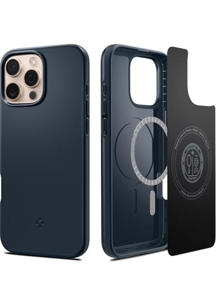 iPhone 16 Pro Max Kılıf Thin Fit Magfit Magsafe Özellikli Metal Slate - ACS07980 modelleri