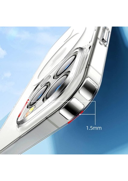 iPhone 14 Plus Için Manyetik Şeffaf JR-14D7 Kılıf fiyatları