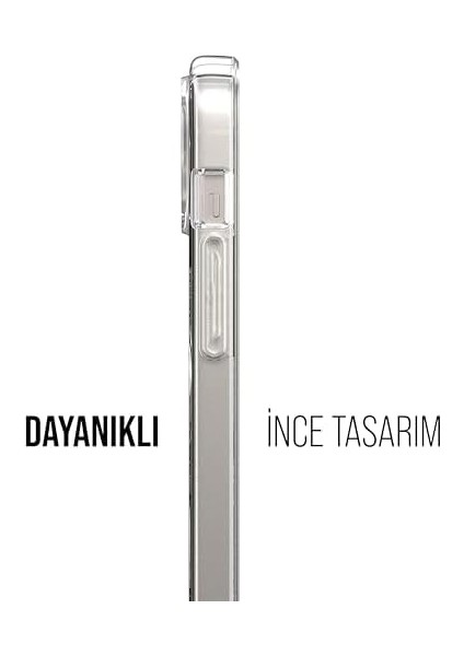 iPhone Magsafe Uyumlu Şeffaf Sert Kristal Mika Sararmaz Kılıf (Iphone 13) fiyatları