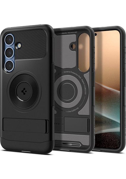 Galaxy S25 Plus Kılıf Slim Armor Magfit Özellikli Siyah ACS08915