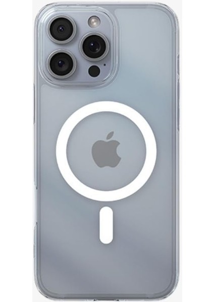 iPhone 16 Pro Kılıf Crystal Flex Magfit Magsafe Özellikli Crystal Clear - ACS08393