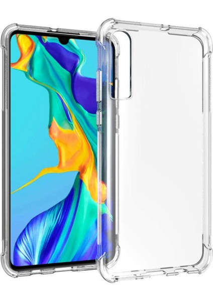 Huawei P30 Için Kılıf Shock Absorbing [P30 ile Uyumlu Kılıf - Şeffaf]