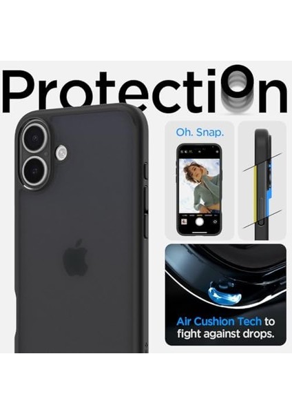 iPhone 16 Plus Kılıf Ultra Hybrid Frost Black - ACS08071 fiyatları