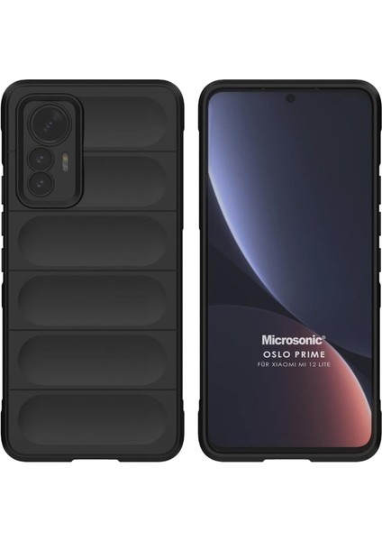 Xiaomi Mi 12 Lite Için Kılıf Oslo Prime Siyah [mi 12 Lite ile Uyumlu Kılıf - Siyah]
